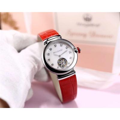 Replica Lvcea A21J Automatic Movement Womens Watch MOP Tourbillon Dial Rose Gold G E04