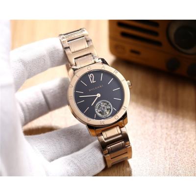 Replica A21J Automatic Movement Mens Watch White Dial Two Tone Rose Gold A E05