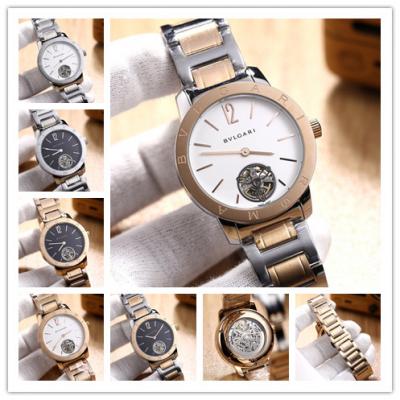 Replica A21J Automatic Movement Mens Watch White Dial Two Tone Rose Gold A E05