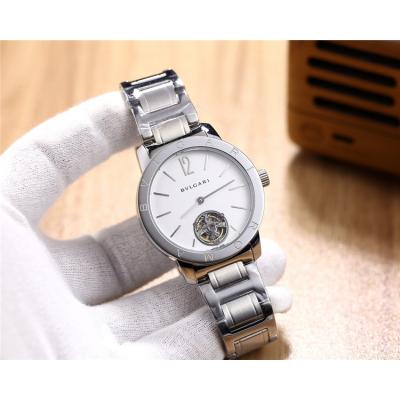 Replica A21J Automatic Movement Mens Watch White Dial Two Tone Rose Gold A E05