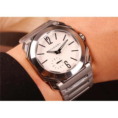 Replica Octo A21j Automatic Movement Mens Watch White Dial Stainless Steel E11