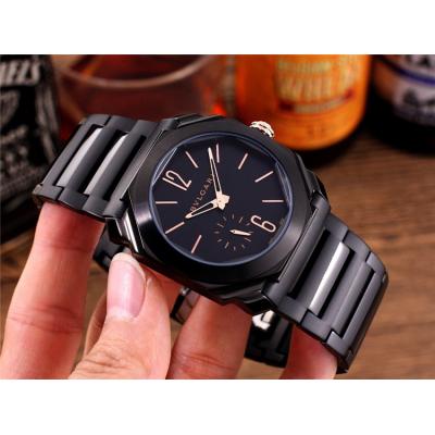 Replica Octo  A21j Automatic Movement  Mens Watch Black Dial PVD Steel A E15