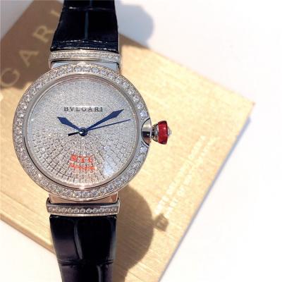 Replica Lvcea Swiss Quartz Movement Womens Watch Full Diamonds Dial Laether Strap E23