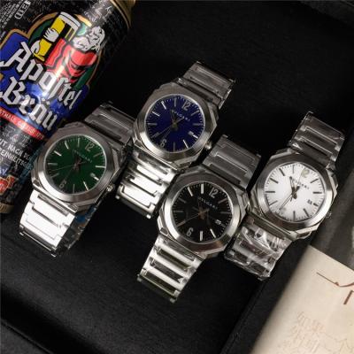 Replica Octo Japan Quartz Movement Mens Watch Green Dial Stainless Steel​ A E25