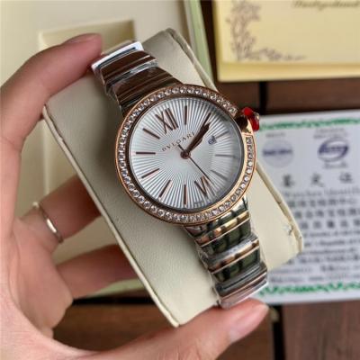 Replica Lvcea Swiss Quartz Movement Womens Watch White Dial Diamonds Case Rose Gold A E30