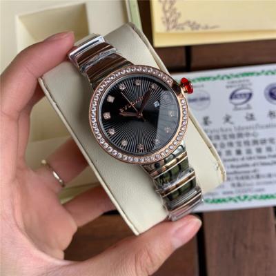 Replica Lvcea Swiss Quartz Movement Womens Watch White Dial Diamonds Case Rose Gold A E30