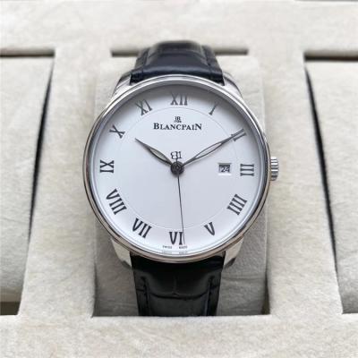 Replica Villeret Japan Miyota 8215 Automatic Movement Mens Watch White Dial Leather Strap A E03