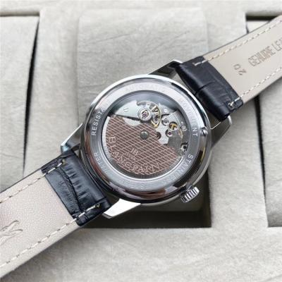 Replica Villeret Japan Miyota 8215 Automatic Movement Mens Watch White Dial Leather Strap A E03