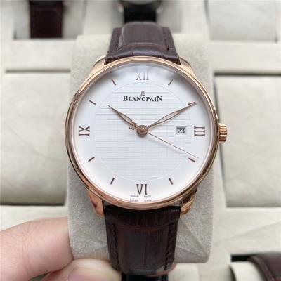 Replica Villeret Japan Miyota 8215 Automatic Movement Mens Watch White Dial Leather Strap B E03