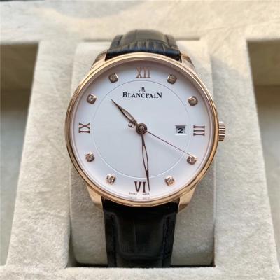 Replica Villeret Japan Miyota 8215 Automatic Movement Mens Watch White Dial Leather Strap B E03