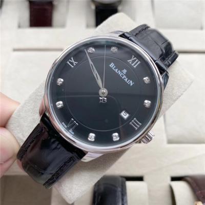 Replica Villeret Japan Miyota 8215 Automatic Movement Mens Watch Black Dial Leather Strap C E03