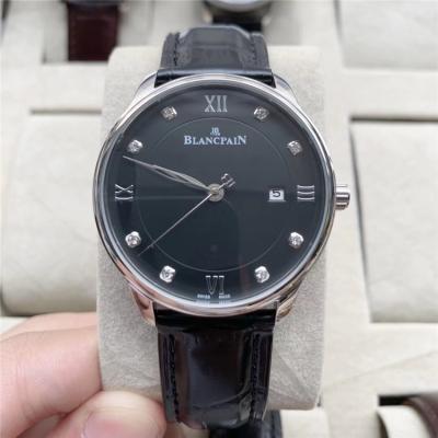 Replica Villeret Japan Miyota 8215 Automatic Movement Mens Watch Black Dial Leather Strap C E03