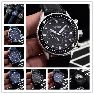 Replica Fifty Fathoms ST1612 Automatic Movement Mens Watch Black Dial Nylon Strap E10