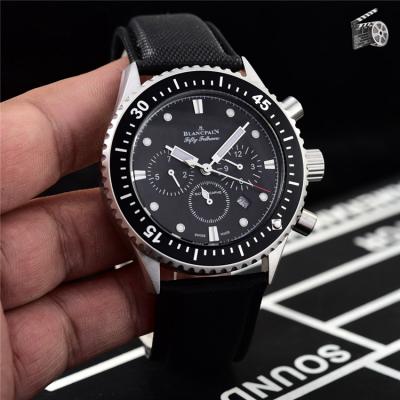 Replica Fifty Fathoms ST1612 Automatic Movement Mens Watch Black Dial Nylon Strap E10