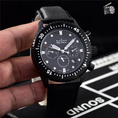 Replica Fifty Fathoms ST1612 Automatic Movement Mens Watch Black Dial Nylon Strap E10