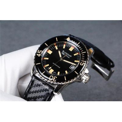 Replica Fifty Fathoms Japan Miyota 8215 Automatic Movement Mens Watch Black Dial Nylon Strap E11