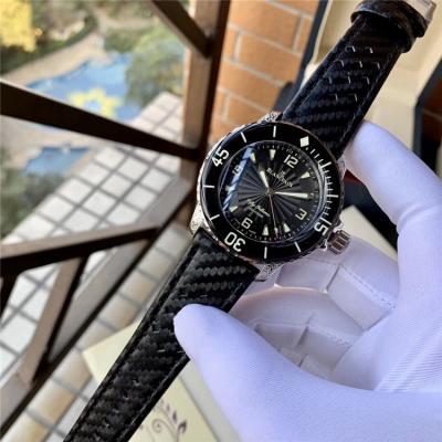 Replica Fifty Fathoms Japan Miyota 8215 Automatic Movement Mens Watch Black Dial Nylon Strap E12