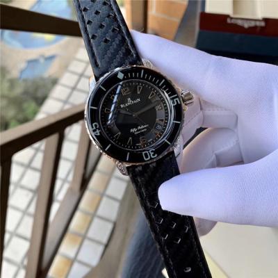 Replica Fifty Fathoms Japan Miyota 8215 Automatic Movement Mens Watch Black Dial Nylon Strap E12