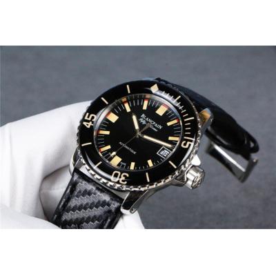 Replica Fifty Fathoms Japan Miyota 8215 Automatic Movement Mens Watch Black Dial Nylon Strap E13