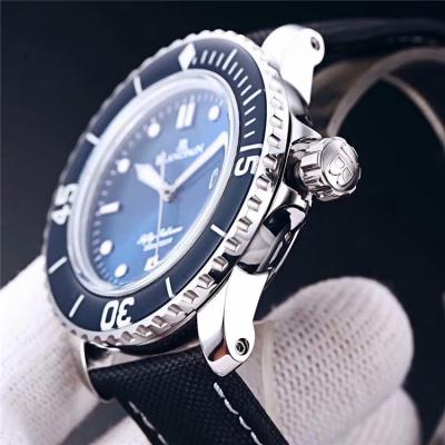 Replica Fifty Fathoms Japan Miyota 8215 Automatic Movement Mens Watch Black Dial Nylon Strap E16