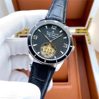 Replica Villeret A21J Automatic Movement Mens Watch White Tourbillon Dial Leather Strap E23