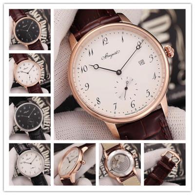 Replica Classique A21J Automatic Movement Mens Watch White Dial Leather Strap A E01