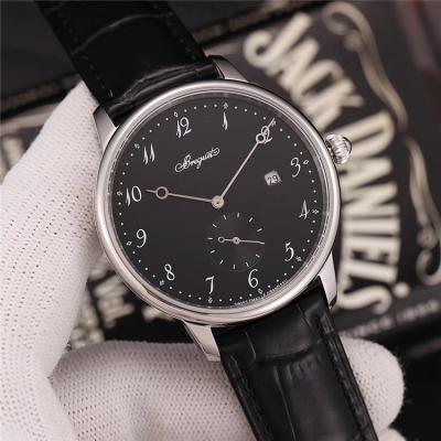 Replica Classique A21J Automatic Movement Mens Watch White Dial Leather Strap A E01