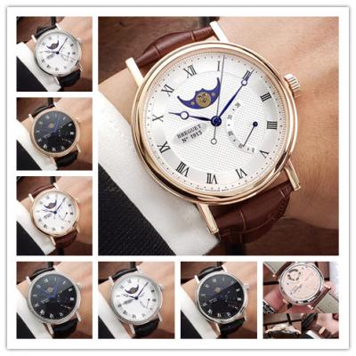 Replica Classique A21J Automatic Movement Mens Watch White Dial Leather Strap A E02