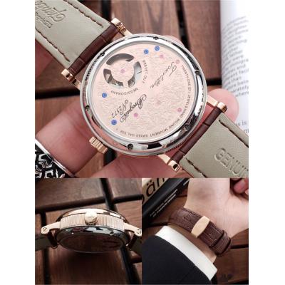 Replica Classique A21J Automatic Movement Mens Watch White Dial Leather Strap A E02