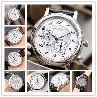 Replica Classique Japan Miyota 8215 Automatic Movement Mens Watch White Dial Leather Strap E04