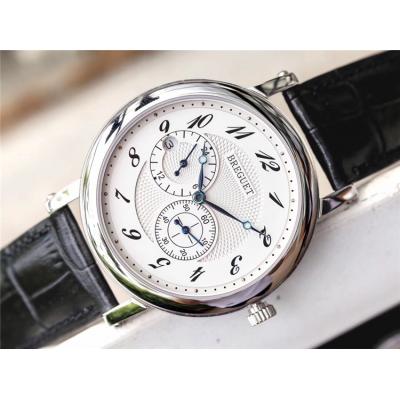 Replica Classique Japan Miyota 8215 Automatic Movement Mens Watch White Dial Leather Strap E04