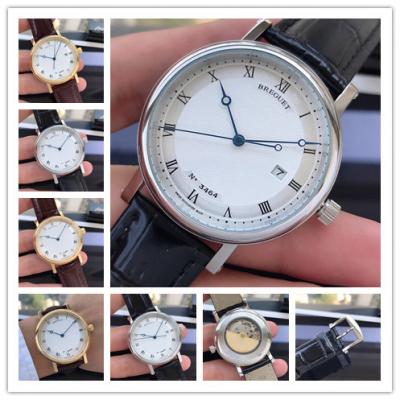 Replica Classique Japan Miyota 8215 Automatic Movement Mens Watch White Dial Leather Strap E07