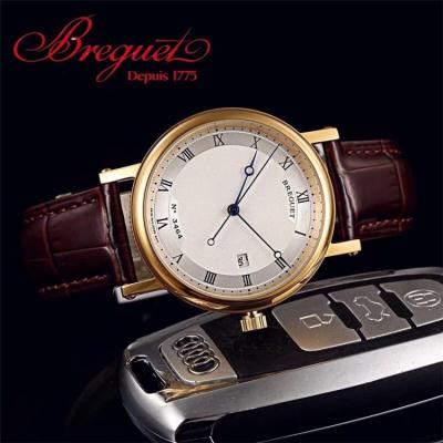 Replica Classique Japan Miyota 8215 Automatic Movement Mens Watch White Dial Leather Strap E09