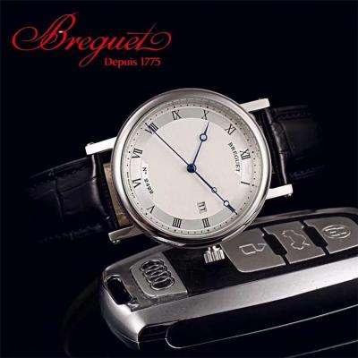 Replica Classique Japan Miyota 8215 Automatic Movement Mens Watch White Dial Leather Strap E09