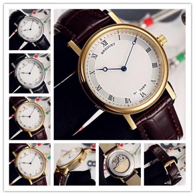 Replica Classique Japan Miyota 8215 Automatic Movement Mens Watch White Dial Leather Strap A E10