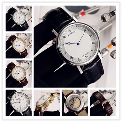 Replica Classique Japan Miyota 8215 Automatic Movement Mens Watch White Dial Leather Strap C E10