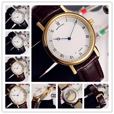 Replica Classique Japan Miyota 8215 Automatic Movement Mens Watch White Dial Leather Strap E11