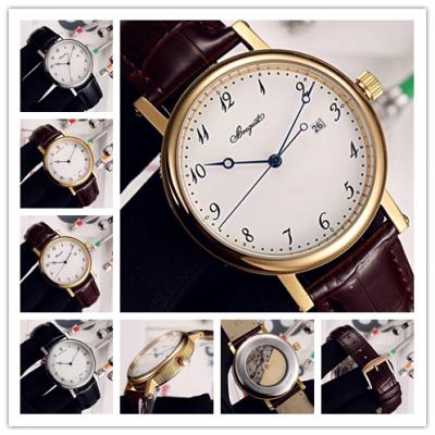 Replica Classique Japan Miyota 8215 Automatic Movement Mens Watch White Dial Leather Strap E13