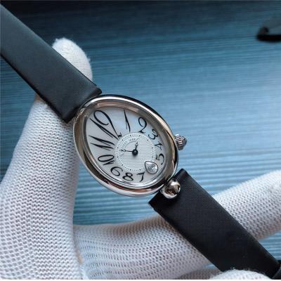 Replica Reine De Naples A21J Automatic Movement Womens Watch MOP Dial Leather Strap E15