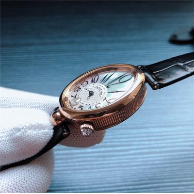 Replica Reine De Naples A21J Automatic Movement Womens Watch MOP Dial Leather Strap E15