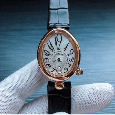 Replica Reine De Naples A21J Automatic Movement Womens Watch MOP Dial Leather Strap E15