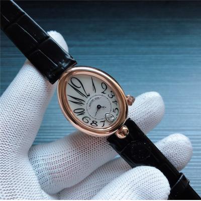 Replica Reine De Naples A21J Automatic Movement Womens Watch MOP Dial Leather Strap E15