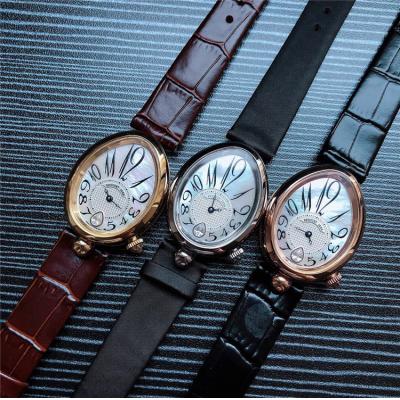 Replica Reine De Naples A21J Automatic Movement Womens Watch MOP Dial Leather Strap E15