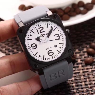 Replica Instruments A21J Automatic Movement Mens Watch White Dial Rubber Strap F03