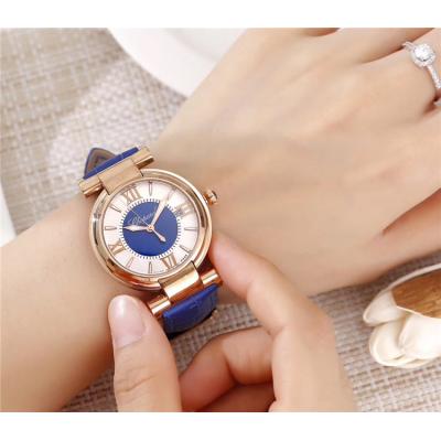 Replica Imperiale Swiss Quartz Movement Womens Watch Blue Dial Leather Strap B C01