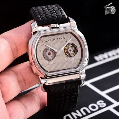 Replica L.U.C A21j Automatic Movement Womens Watch Black Dial Rubber Strap B C02