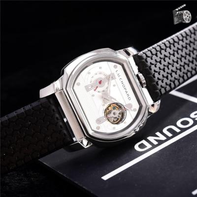 Replica L.U.C A21j Automatic Movement Womens Watch Black Dial Rubber Strap B C02