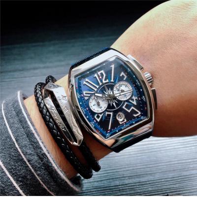 Replica Vanguard Japan Quartz Chronograph Movement Mens Watch Blue Dial Nylon Strap E119