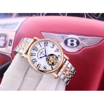 Replica Giga Tourbillon A21j Automatic Movement Mens Watch Blue Tourbillon Dial Two Tone Rose Gold C E134