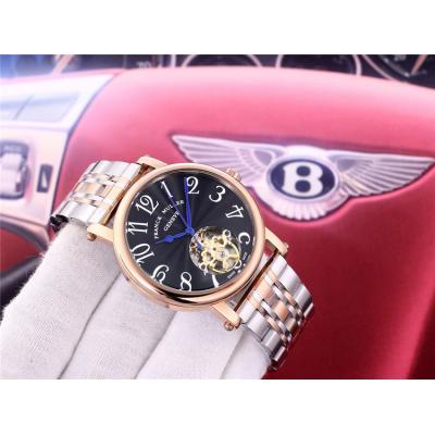 Replica Giga Tourbillon A21j Automatic Movement Mens Watch Blue Tourbillon Dial Two Tone Rose Gold C E134